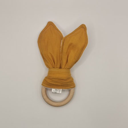 Bunny Teether - Mustard
