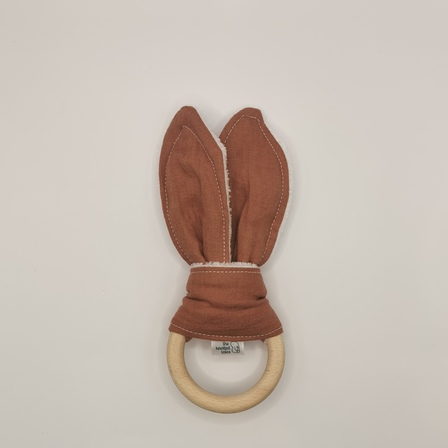 Bunny Teether - Terracotta