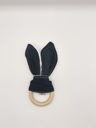 Bunny Teether - Dark Blue