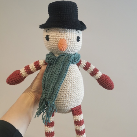 Stripy Snowman