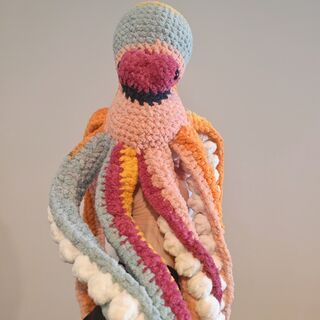 Large Octopus - multicolour